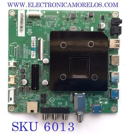 MAIN PARA TV INSIGNIA QLED 4K UHD SMART FIRE TV / NUMERO DE PARTE XLCB02K061 / 756TXLCB02K061 / 715GC034-M0C-B00-005Y / PANEL TPT700WR-U2T01.D REV:S02P / DISPLAY CV700U2-T01 / MODELO NS-70F501NA22